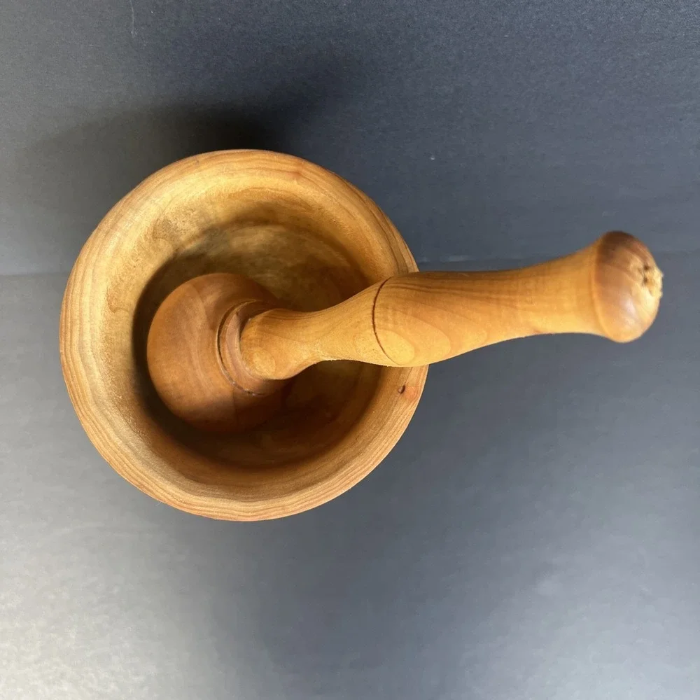 VTG Country Rustic Farmhouse Hand Carved 5